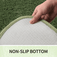 thumbnail image 7 of Furkithn Green Bathroom Rugs Mat, Soft Absorbent Microfiber Bath Rugs, Non Slip, Machine Washable Bath Mats for Bathroom Floor, Tub and Shower, Home Decor Accessories, 16" × 24", 7 of 7