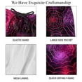 thumbnail image 4 of luoweisi Men's Beach Shorts Quick Dry Swim Trunks with Mesh Lining Halloween Spider Web L, 4 of 5