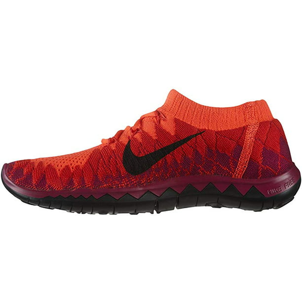 Nike Women's Free 3.0 Running Shoe, Crimson/Black/Red, B(M) US Walmart.com