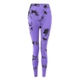 thumbnail image 6 of Mnuaqn Tie Dye Scrunch Butt Lifting Leggings for Women Booty Sculpting Workout Tight High Waist Tummy Control Yoga Gym Pants Dark Purple for Size XL, 6 of 7