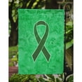 thumbnail image 3 of Carolines Treasures AN1221GF Emerald Green Ribbon for Liver Cancer Awareness Flag Garden Size  Small multicolor, 3 of 3