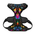 thumbnail image 5 of Picia Mexican Flower Traditional1 No-Pull Dog Harness Reflective Front Clip Vest with Handle,Step-in Air Dog Harness,Adjustable 2 Metal Rings 4 Buckles,Easy to Put on & Take Off Medium, 5 of 9