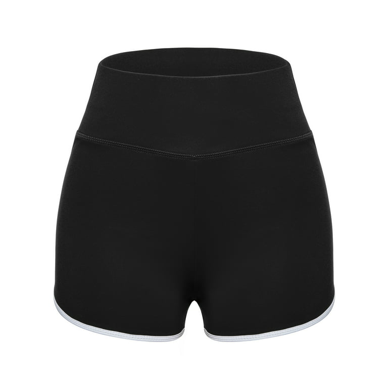 CRZ YOGA Women's Brushed Naked Feeling Workout Shorts 6'' - High Waist  Matte Biker Shorts Athletic Tight Shorts Black XX-Small price in UAE,  UAE