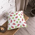 thumbnail image 5 of KLL Watermelon And Kiwi Decorative Throw Pillow Covers Velvet Soft for Couch Sofa Bedroom Living Room Outdoor (No pillow core)- 20"x20", 5 of 5
