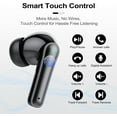 thumbnail image 6 of Wireless Ear Buds 48H Playtime Bluetooth Ear Buds Stereo Bluetooth Headphones LED Display IPX7 Waterproof in-Ear Earphones with Mic for TV Smart Phone Laptop Computer Sports, 6 of 7