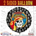 thumbnail image 4 of PMU Happy Halloween Pirate 18 Inch Mylar-Foil Balloon Pkg/25, 4 of 7