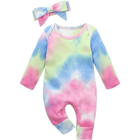 Newborn Baby Girl Clothes Romper Onesie Cotton Newborn Outfit for Girls Cute Infant Girl Jumpsuits Clothes Newborn