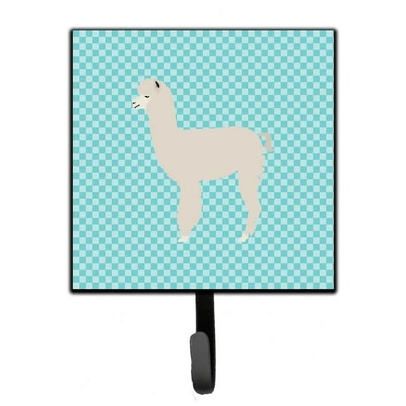 Carolines Treasures BB8093SH4 Alpaca Blue Check Leash or Key Holder