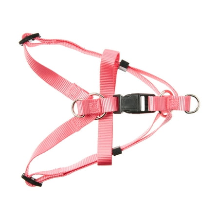 Vibrant Life Nylon Adjustable Step-in Harness for Dogs, Pink, S