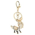 thumbnail image 2 of Rhinestone Keychain Unique Cute Little Donkey Design Rhinestone Keychain Charm Ornament for Bag Car Pendant, 2 of 12