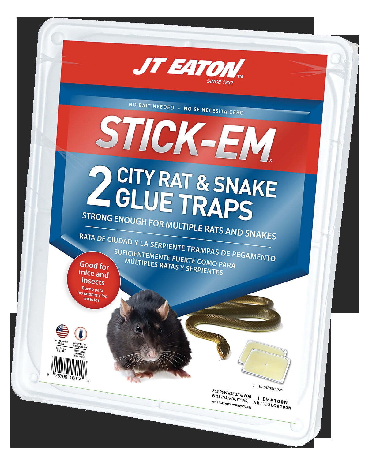 No Poison Rodent Pest Control 10 10 LARGE Sticky Glue Rat Mice MOUSE TRAPS Bait 