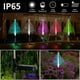 thumbnail image 3 of Bearachild 2x decoraciones navideñas blancas para exteriores árbol de Navidad solar 7 luces solares de Navidad que cambian de color Kits de decoración para fiestas, 3 of 6