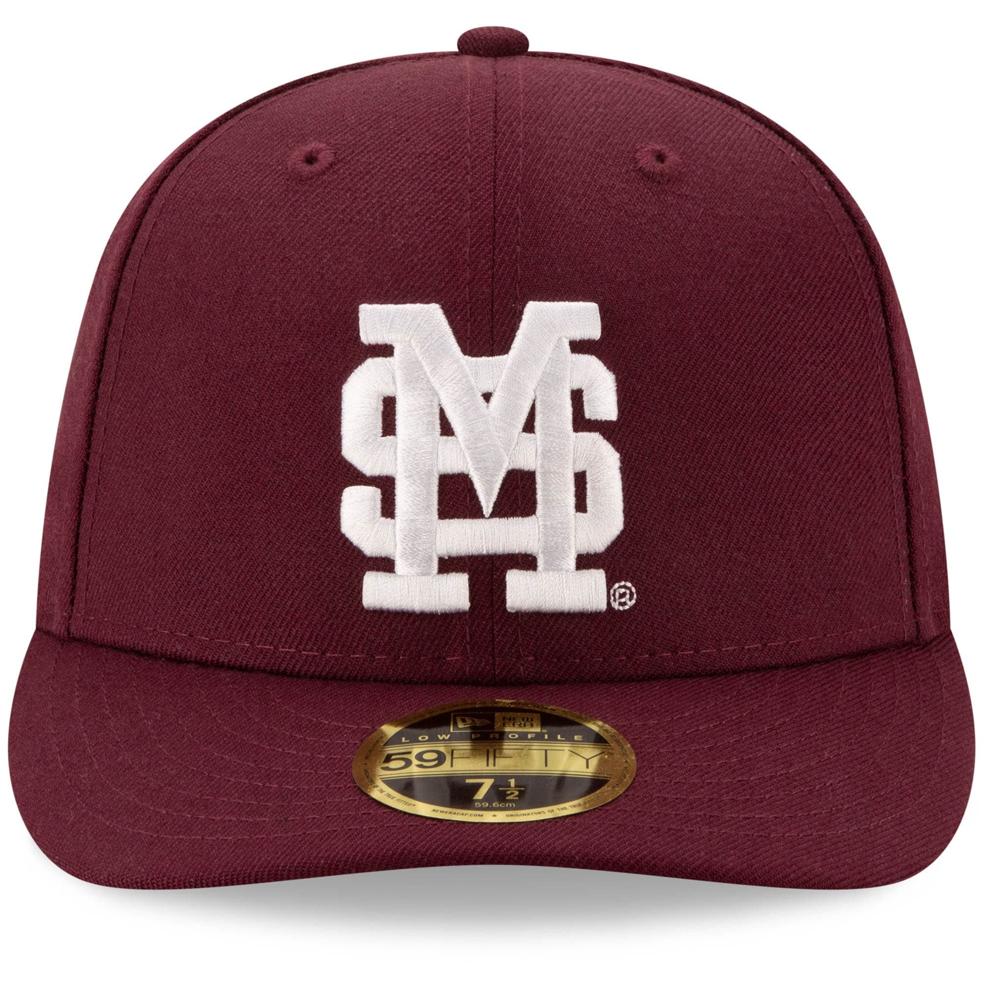 Mississippi State Bulldogs New Era Basic Low Profile 59FIFTY Fitted Hat -  Maroon