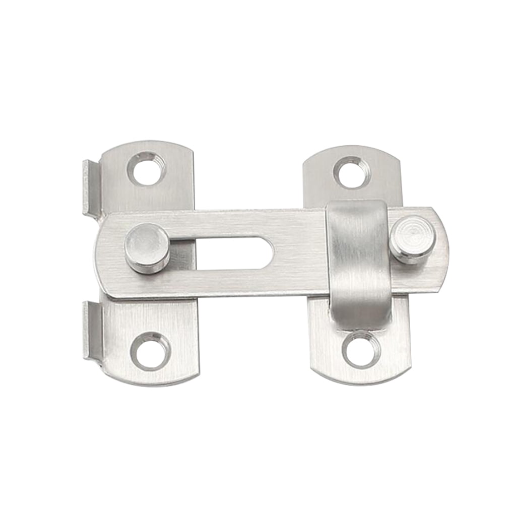Small Sliding Door Buckles Pet Cage Gate Latch Cabinet Drawer Bolt Safety Lock 