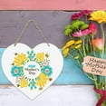 thumbnail image 4 of Bouanq Front Door Welcome Sign - Creative Heart-Shaped Happy Mother'S Day Sign Home Decor, 4 of 7