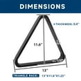 thumbnail image 4 of GSE Games & Sports Expert Solid Wood Billiard Pool Ball Rack. 8-Ball Triangle Billiard Ball Rack for 2-1/4" Pool Balls - Black, 4 of 8