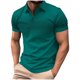 thumbnail image 5 of Camisas de Manga Larga para Hombres Suéter Cremallera Impresión Solapa Cuello, Blusa Casual para el Invierno, 5 of 6