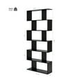thumbnail image 5 of FASCK 6-Tier S-Shaped Bookshelf, Z-Shelf Storage Display Bookcase, Modern Decor for Living Room, Office, Space Saver, 5 of 9