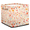 Multicolor 3, variant on CURLYOOT Boho Tropical Coconut Tree Cube Storage Bin, 13 x 13 x 13 Storage Cube Bins for Organizing, Fabric Foldable Baskets with Handles for Closet, Shelves, Clothes