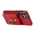 thumbnail image 4 of for Samsung Galaxy S21 Ultra Case, Elegant Minimalist Wallet Case with Ring Kickstand and Shoulder Strap, Shockproof Stylish Protective Durable PU Leather Cover for Samsung Galaxy S21 Ultra, Red, 4 of 8