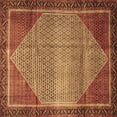 thumbnail image 1 of Ahgly Company Indoor Square Persian Brown Traditional Area Rugs, 7' Square, 1 of 4