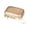 Gold, variant on 1PC Mini Hard Shell Travel Case, Portable Carry-on Luggage Style Organizer Bag for Electronics, Cosmetics, or Accessories, Lightweight & Durable, 3.78" x 2.7" x 1.77",Gold