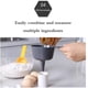 thumbnail image 4 of Tazas medidoras con cuchara medidora, taza medidora de 1000 ML con raspador, embudo y 6 cucharas medidoras para cocina JFHHH pequeña, 4 of 5