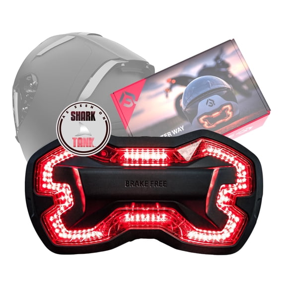 Casco para motocicleta inalámbrica inteligente, ligero y sin frenos, negro
