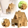 thumbnail image 2 of BJBSJSZ Dollhouse DIY Miniature Paper Kit,Mini Handmade Doll House, Creative Woodcrafts Toys for Adult Friend Lover Birthday Gift, 2 of 7