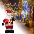 thumbnail image 4 of Decoración inflable de la Navidad de la decoración de 120 cm de 120 cm para la fiesta del adaptador de los Estados Sunnimix Papá Noel inflable, 4 of 8