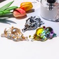 thumbnail image 4 of WYZCTTD Crystal Elephant Figurine Lying Elephant Statue Feng Shui Animal Collectible Paperweight Home Office Table Desk Decor, 3.4 Inch, 4 of 4
