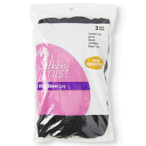 L'eggs Women's Silken Mist Ultra Sheer Pantyhose Control Top 3 pair ...
