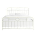 thumbnail image 5 of Ember Interiors Scarlett Boho Metal Pipe King Bed, White, 5 of 8