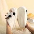 thumbnail image 2 of Cow cotton slippers winter fashion girls anti-slip household couple slippers Home cotton slippers plush thickened warm cotton slippers, 2 of 7