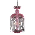 thumbnail image 1 of Elegant Lighting Rococo 11" 3 Light Royal Crystal Pendant Lamp, 1 of 1