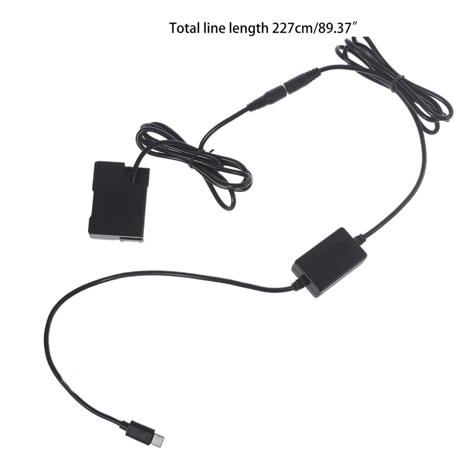 WINDLAND Convenient Camera Power Cable Type-C to EN EL14 Dummy Battery for D3100 D3200
