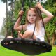 thumbnail image 1 of Columpio Giratorio para Niños con Tapete Redondo, Ideal para Árboles, Patios Traseros y Áreas de Juegos [¡nuevo Diseño Mejorado 2020!] (Asiento con Tapete de 24"), 1 of 5