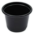 thumbnail image 2 of Souffle/Portion Cups, 1 oz, Plastic, Black, 125/Sleeve, 20 Sleeves/Carton | Bundle of 2, 2 of 7