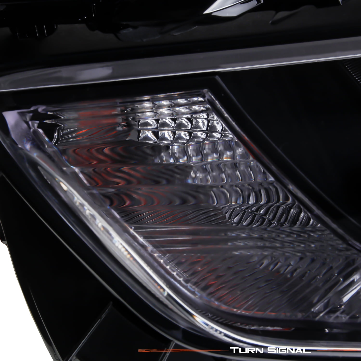 AKKON - Fits 2020-2024 Toyota Highlander Projector Black Headlights Pair Driver Left+Passenger Right w/LED DRL