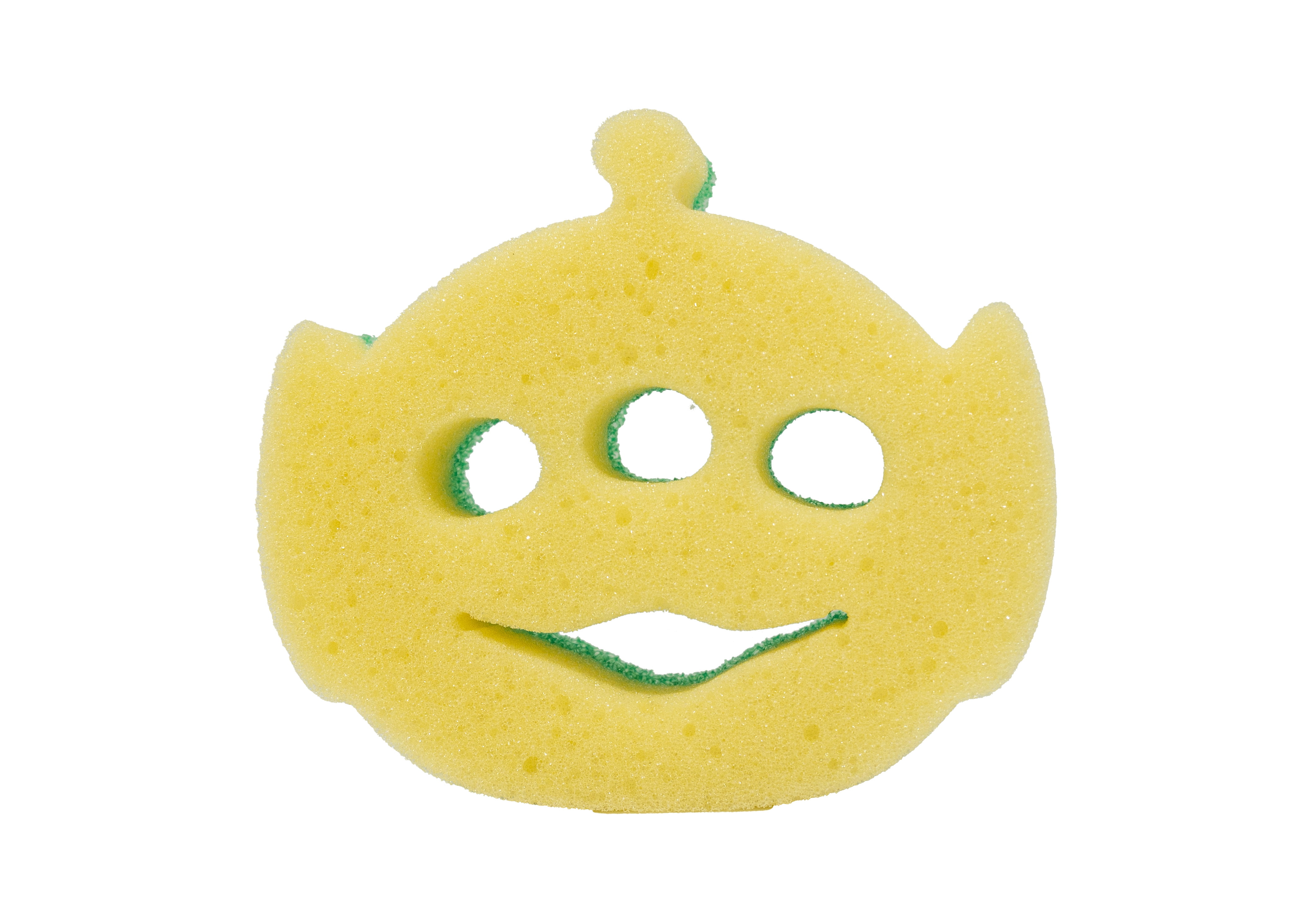 Scrub Daddy Disney Toy Story Buzz & Alien Sponge Set, 2 Count, Scratch-Free Kitchen Scrubber