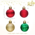 thumbnail image 2 of Set de 24 Esferas Navideñas YeehaWhoo de 4 cm Resistentes a Roturas, 2 of 6