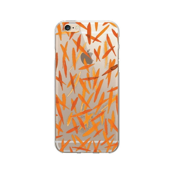 OTM Prints Clear Phone Case, Scattered Pumpkin - iPhone 6 Plus/7 Plus