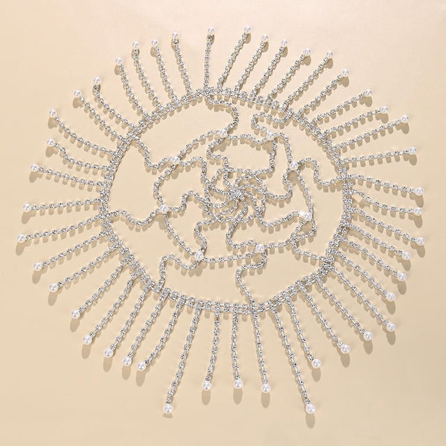 Banda para el cabello con perlas de estilo bohemio clásico de moda, accesorios para el cabello con diamantes de imitación de estilo étnico