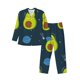 thumbnail image 1 of Balery Avocado in Space Pijama para Hombre de Dos Piezas con Manga Larga, Conjunto de Dormir y Descanso Suave con Bolsillos-XX-Large, 1 of 7