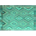 thumbnail image 1 of Ahgly Company Indoor Rectangle Southwestern Turquoise Blue Country Area Rugs, 4' x 6', 1 of 4