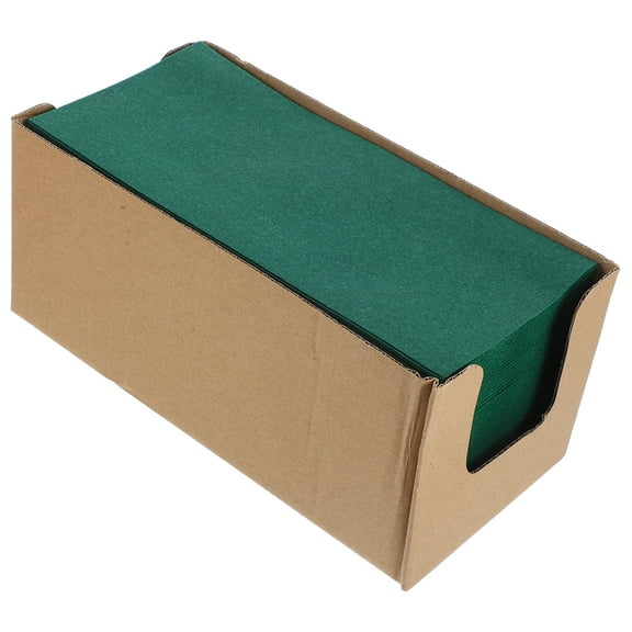 KALLORY Green Disposable Napkins 50 Count Box Soft and Tear-Resistant Party Napkins for Everyday Use and Special Events