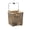 Grey, variant on YIFAEUX Desktop Trash Can Transparent Water Ripple Trash Bin with Press Lid Office Wastebasket for Home Bedroom Kitchen Table