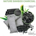 thumbnail image 2 of 12 Pack Bamboo Air Purifying Bag, Activated Charcoal Bags Odor Absorber, Moisture Absorber, Natural Car Air Freshener, Shoe Deodorizer, Odor Eliminators For Home, Pet, Closet (6x50g, 6x150g), 2 of 4