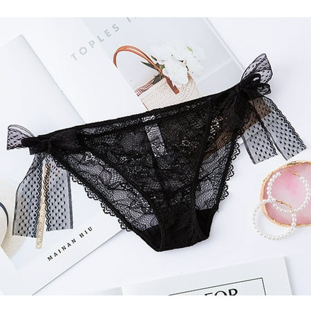 

Pxiakgy intimates for women Lace Panties Women Panties High Waist Plus Size Female Underwear Lift Lingerie Seamless Briefs Underpants Breech Black + L