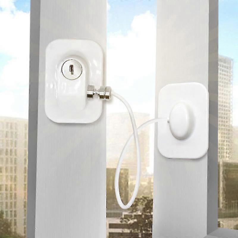 Refrigerator Lock with Keys Refrigerator Cabinet Child Safety Childproof for Children Window Door Drawer